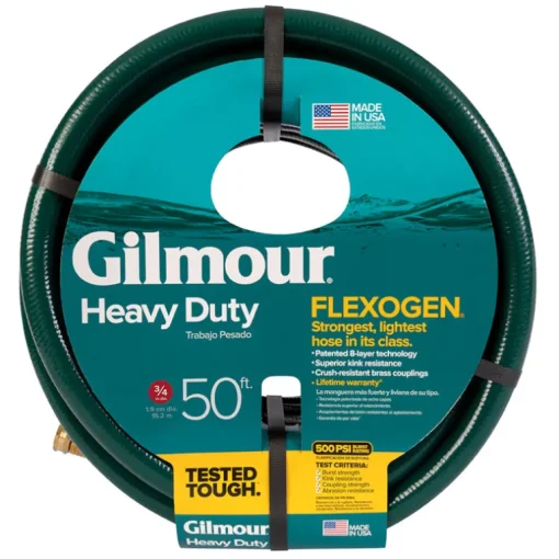 Gilmour Flexogen 3/4 in. Dia. x 50 ft. L Heavy-Duty Gray Hose