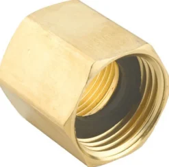 Gilmour Heavy Duty 3/4 in. Brass Threaded Double Female Hose Accessory Connector