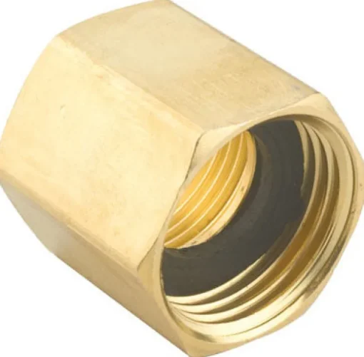 Gilmour Heavy Duty 3/4 in. Brass Threaded Double Female Hose Accessory Connector