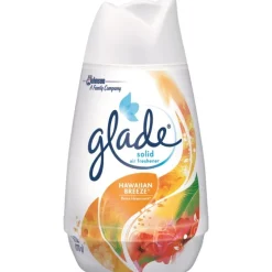 Glade Hawaiian Breeze Scent Air Freshener 6 oz. Solid (Pack of 12)