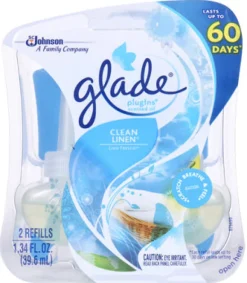 Glade Plug-Ins Clean Linen Scent Air Freshener Refill 1.34 oz Liquid