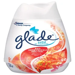 Glade Red Honeysuckle Nectar Scent Air Freshener 6 oz. Solid (Pack of 12)