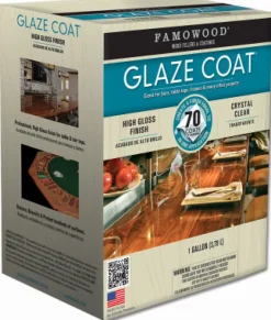 Glaze Coat Famowood High Gloss Clear Glaze 1 gal. (Pack of 2)