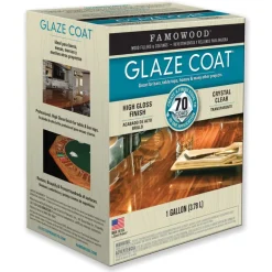 Glaze Coat Famowood High Gloss Clear Glaze 1 gal. (Pack of 2)