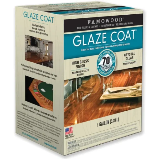Glaze Coat Famowood High Gloss Clear Glaze 1 gal. (Pack of 2)