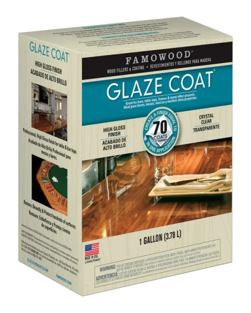 Glaze Coat Famowood High Gloss Clear Glaze 1 gal. (Pack of 2)