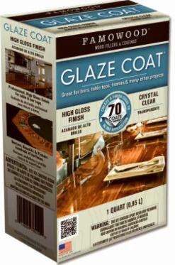 Glaze Coat Famowood High Gloss Clear Glaze 1 qt. (Pack of 4)