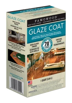Glaze Coat Famowood High Gloss Clear Glaze 1 qt. (Pack of 4)