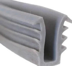 Glazing Channel, Gray Vinyl, 19/64, 15/64 - 9/32-In.