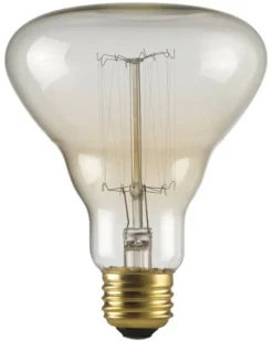 Globe Electric Designer Labo 40 W G40 Decorative Incandescent Bulb E26 (Medium) Amber 1 pk