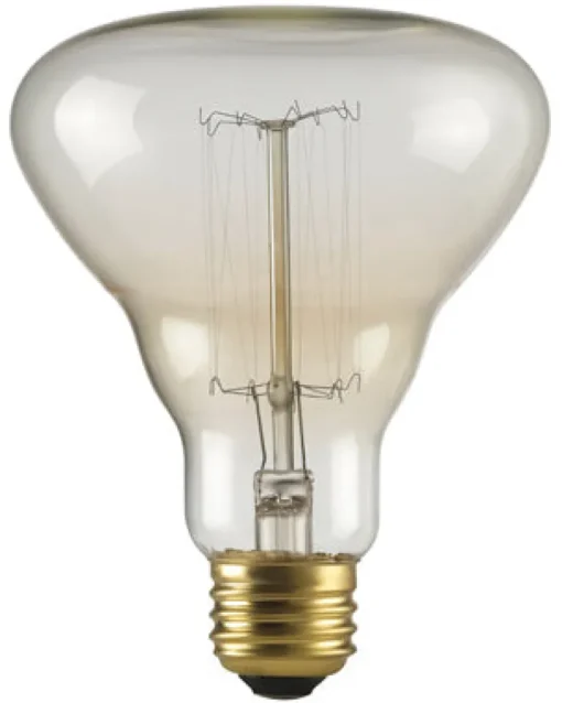 Globe Electric Designer Labo 40 W G40 Decorative Incandescent Bulb E26 (Medium) Amber 1 pk