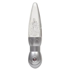 Globe Electric Designer Silver Automatic Plug-in Lava Lamp LED Night Light 120V