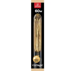 Globe Electric Vintage 60 W T10 Decorative Incandescent Bulb E26 (Medium) Soft White 1 pk