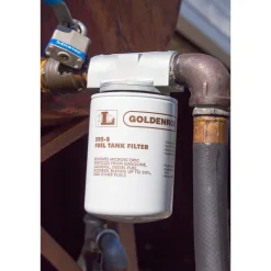 Goldenrod Steel Spin on Fuel Tank Filter 25 gpm