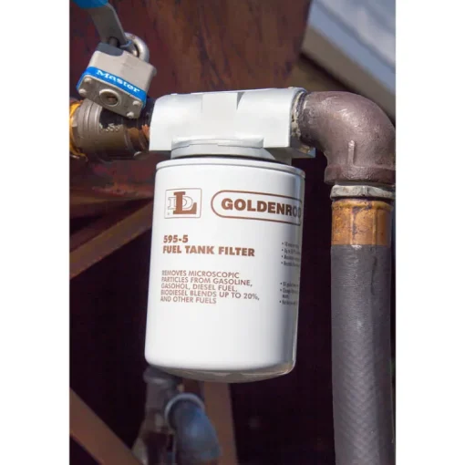 Goldenrod Steel Spin on Fuel Tank Filter 25 gpm