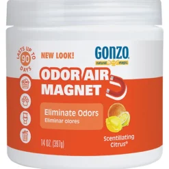 Gonzo Natural Magic Citrus Scent Odor Absorber 14 oz Gel