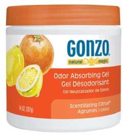Gonzo Natural Magic Citrus Scent Odor Absorber 14 oz Gel