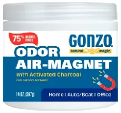 Gonzo Natural Magic Fresh Scent Odor Air Magnet 14 oz Gel