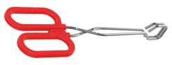 Good Cook Red/Silver Stainless Steel Tongs