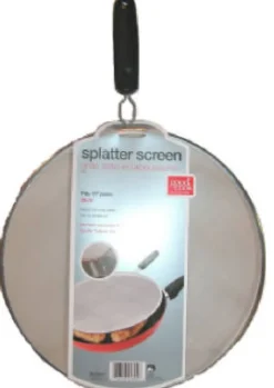Good Cook Silver/Black Stainless Steel Splatter Screen