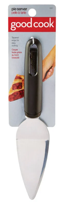 Good Cook Silver/Black Stainless Steel Pie Server
