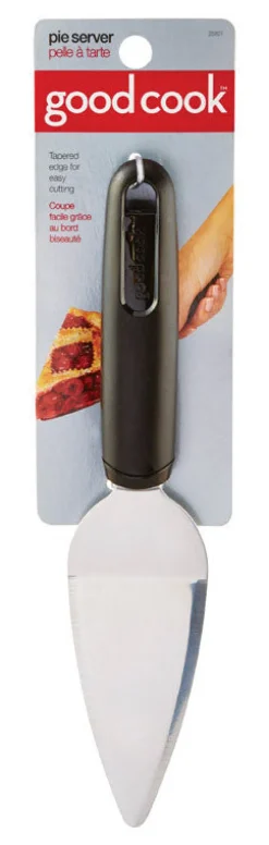 Good Cook Silver/Black Stainless Steel Pie Server