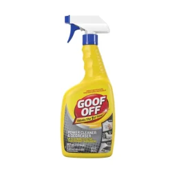 Goof Off No Scent Cleaner and Degreaser Liquid 32 oz (Pack of 6).