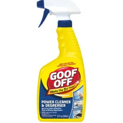 Goof Off No Scent Cleaner and Degreaser Liquid 32 oz (Pack of 6).