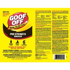 Goof Off Pro Strength All Purpose Remover 1 pt. (Pack of 6)