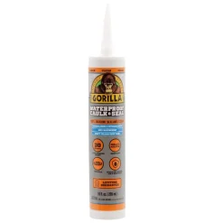 Gorilla Clear Silicone All Purpose Sealant 10 oz. (Pack of 12)
