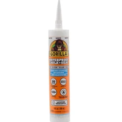 Gorilla White Silicone All Purpose Sealant 10 oz. (Pack of 12)