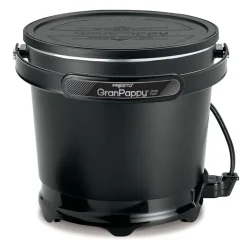 Gran Pappy Black Cast Aluminum 150W 120V Deep Fryer 6-Cups Capacity