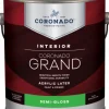 Grand Interior Latex Paint & Primer In One, Semi Gloss, Tintable White, Gallon (Pack of 4)