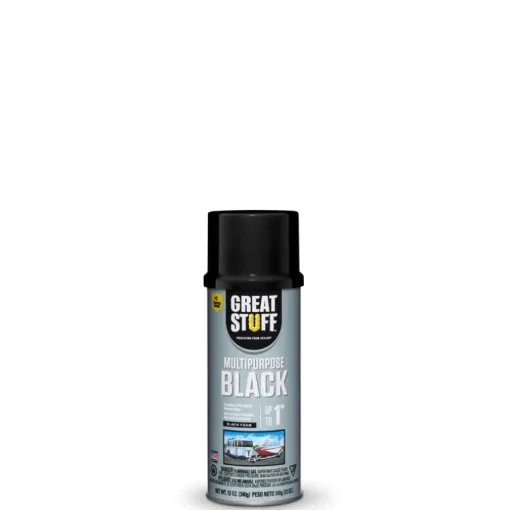 Great Stuff Black Airtight & Water-Resistant Multipurpose Insulating Foam Sealant 12 oz.