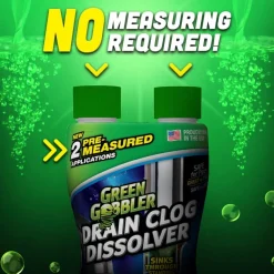 Green Gobbler Liquid Drain Clog Remover 15.5 oz (Pack of 12)