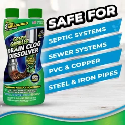 Green Gobbler Liquid Drain Clog Remover 15.5 oz (Pack of 12)