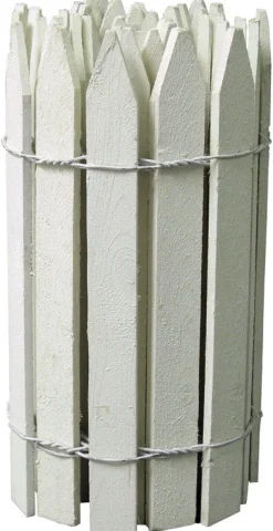Greenes 144 in. L x 16 in. H Wood White Garden Fence (Pack of 4)