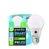 Greenlite A19 E26 (Medium) LED Dusk to Dawn Bulb Bright White 60 Watt Equivalence 1 pk