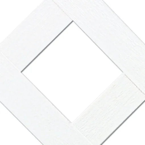 Grid Axcents 48 in. W X 8 ft. L White Plastic Lattice Panel
