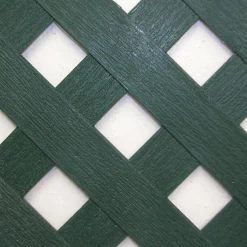 Grid Axcents 48 in. W X 8 ft. L Forest Green Plastic Privacy Lattice Panel