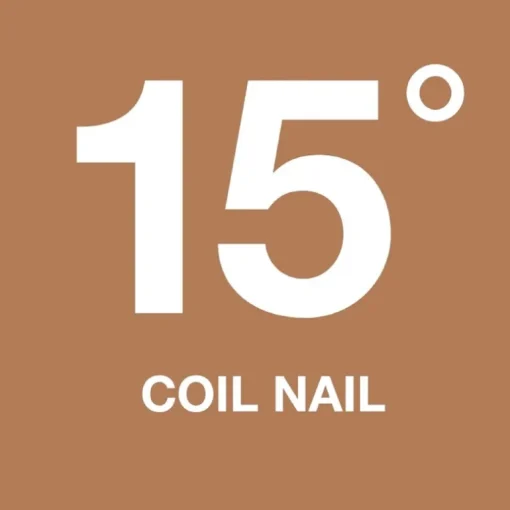 Grip-Rite 1-1/4 in. L X 11 Ga. Angled Coil Electro Galvanized Roofing Nails 15 deg 7200 pk