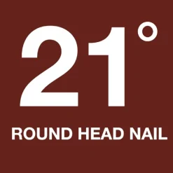 Grip-Rite 2-3/8 in. L X 12 Ga. Angled Strip Bright Framing Nails 21 deg 2500 pk