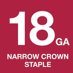 Grip-Rite L-Style 1/4 in. W 18 Ga. Narrow Crown Staples 900 pk