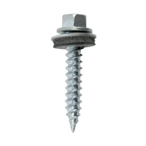 Grip-Rite Pro-Twist No. 9 x 1-1/2 in. L Hex Round Washer Head Sheet Metal Screws 1 lb.