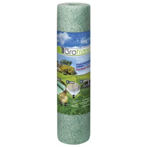 Grotrax Coated Sun/Shade Exposure Fertilizer/Mulch/Seed Lawn Seed Blanket