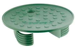 Groundtopper 7 7/16 in. W X 1 7/8 in. H Round Valve Box Lid Green