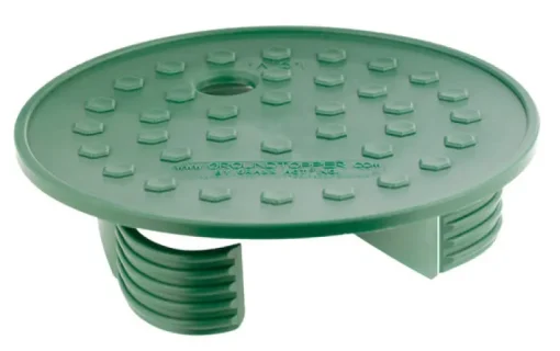 Groundtopper 7 7/16 in. W X 1 7/8 in. H Round Valve Box Lid Green