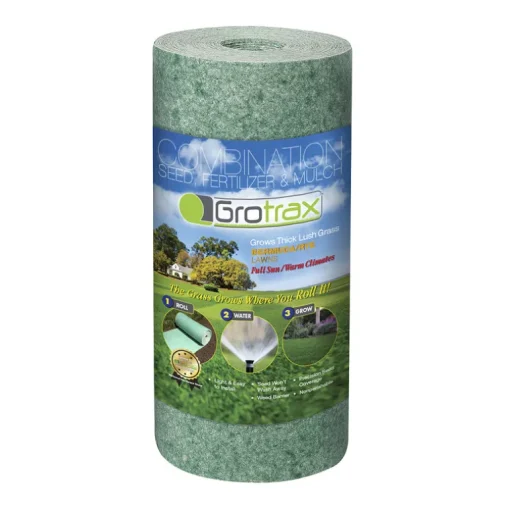 GrowTrax Quick Fix Bermuda/Ryegrass Sun or Shade Grass Seed Blanket