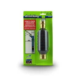 GT Water Products Drain King 0 ft. L Drain Unclogger