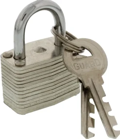 Guard Security 3.37 in. H X 5.48 in. W Steel Key Padlock
